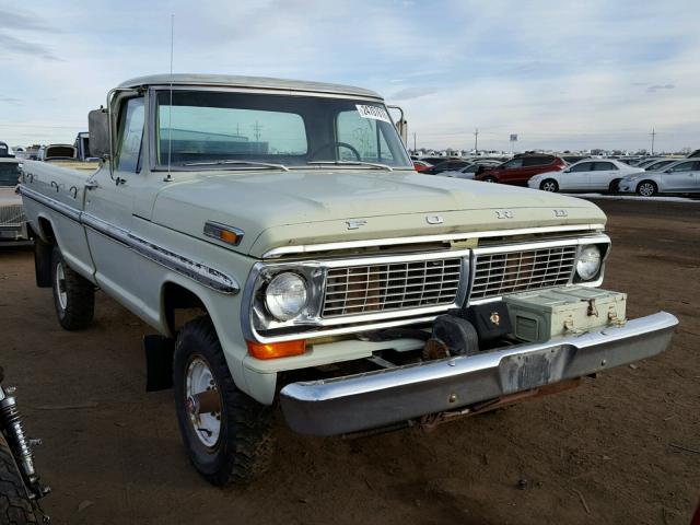 F26YKG82411 - 1970 FORD RANGER YELLOW photo 1