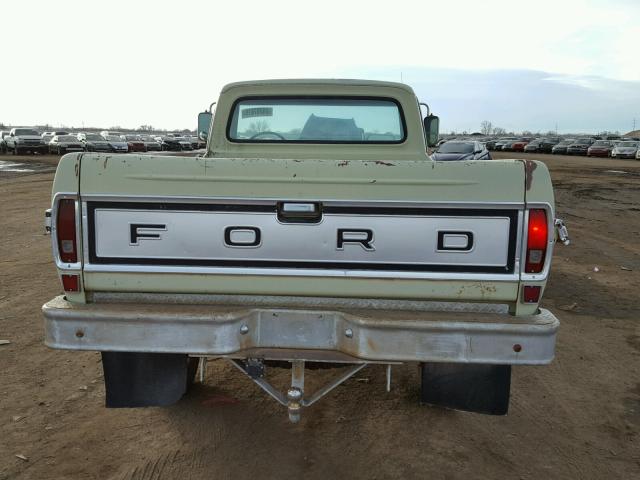 F26YKG82411 - 1970 FORD RANGER YELLOW photo 6