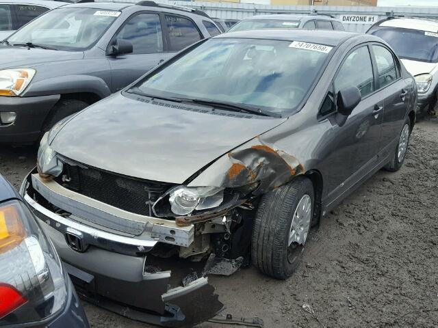 2HGFA16376H004406 - 2006 HONDA CIVIC DX V GRAY photo 2