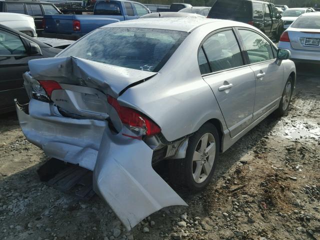 1HGFA16868L088350 - 2008 HONDA CIVIC EX SILVER photo 4