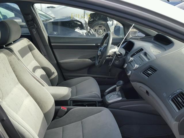 1HGFA16868L088350 - 2008 HONDA CIVIC EX ვერცხლისფერი ფოტო 5