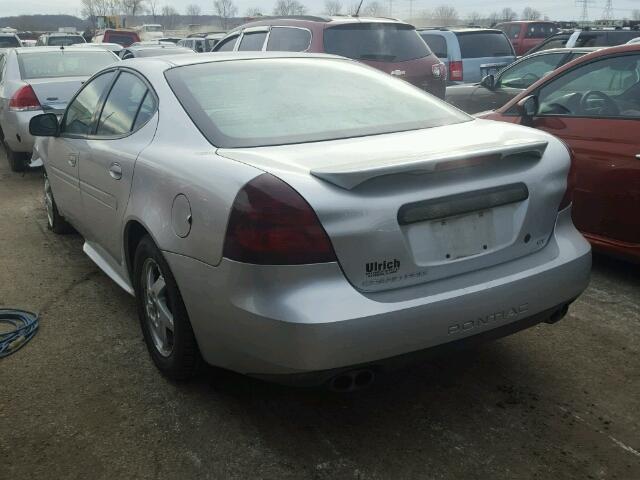 2G2WP522841303155 - 2004 PONTIAC GRAND PRIX SILVER photo 3