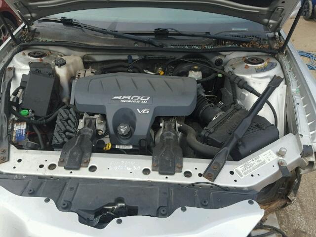 2G2WP522841303155 - 2004 PONTIAC GRAND PRIX SILVER photo 7