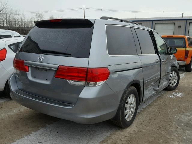 5FNRL38409B033005 - 2009 HONDA ODYSSEY EX GRAY photo 4