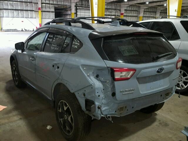 JF2GTADC1JH210207 - 2018 SUBARU CROSSTREK BLUE photo 3