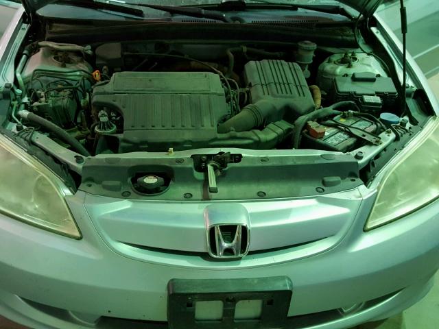 JHMES96655S009481 - 2005 HONDA CIVIC HYBR SILVER photo 7