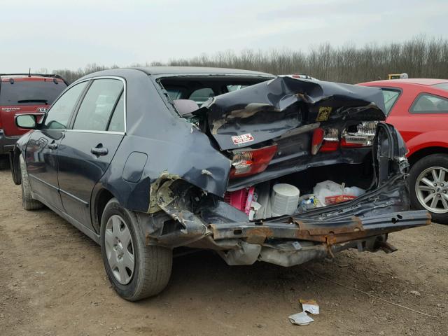 1HGCM56485A147839 - 2005 HONDA ACCORD LX CHARCOAL photo 3