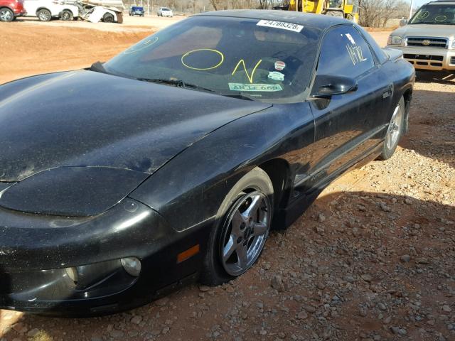 2G2FS22K422163321 - 2002 PONTIAC FIREBIRD BLACK photo 9