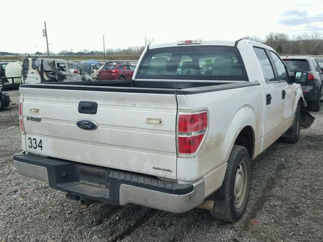 1FTFW1CF3EKF69161 - 2014 FORD F150 SUPER WHITE photo 4