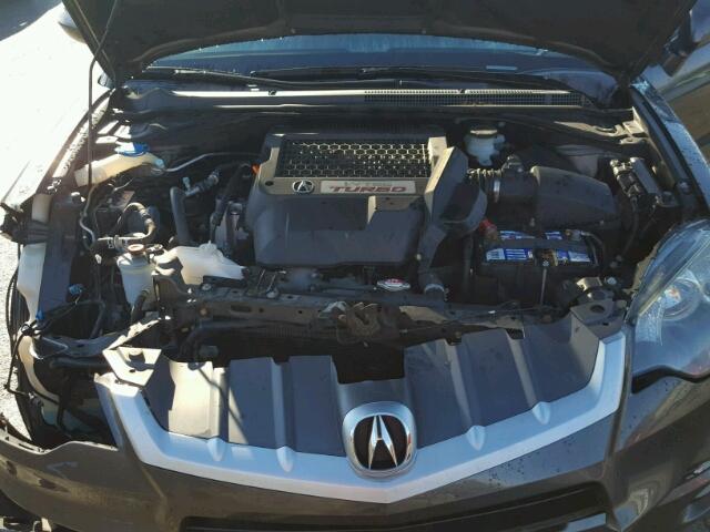 5J8TB18219A005333 - 2009 ACURA RDX GRAY photo 7