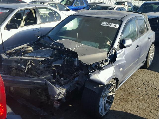 JM1BK34L671637410 - 2007 MAZDA SPEED 3 BLUE photo 2