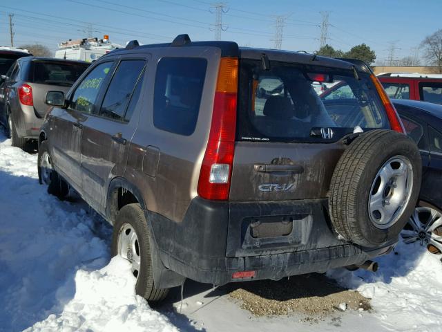 JHLRD78813C002425 - 2003 HONDA CR-V EX BROWN photo 3