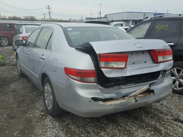 1HGCM56384A129105 - 2004 HONDA ACCORD LX SILVER photo 3