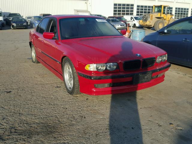 WBAGG83491DN89063 - 2001 BMW 740 I AUTO RED photo 1