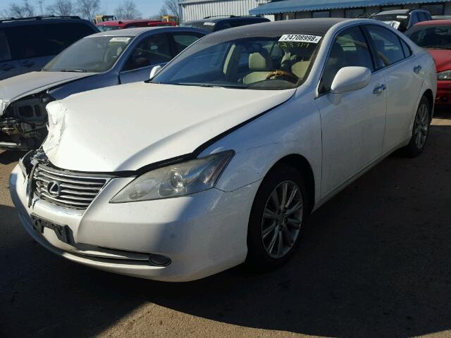 JTHBJ46G072008257 - 2007 LEXUS ES 350 WHITE photo 2