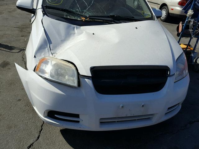 KL1TD5DE1AB121282 - 2010 CHEVROLET AVEO LS 白色 照片 7