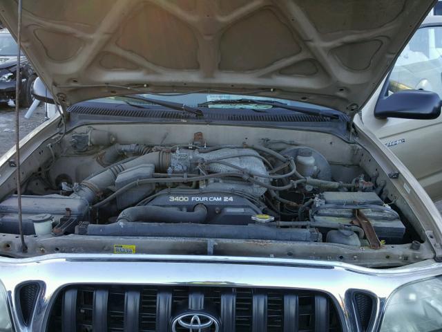 5TEHN72N42Z053440 - 2002 TOYOTA TACOMA DOU GOLD photo 7