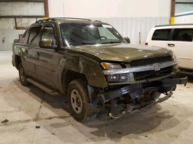 3GNEK13T52G235446 - 2002 CHEVROLET AVALANCHE GREEN photo 1