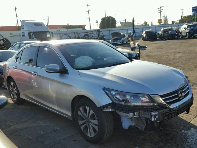 1HGCR2F33FA087252 - 2015 HONDA ACCORD LX SILVER photo 1