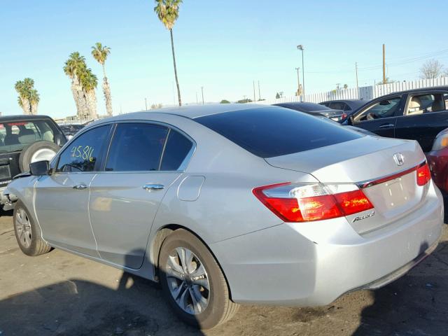 1HGCR2F33FA087252 - 2015 HONDA ACCORD LX SILVER photo 3