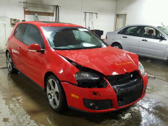 WVWFV71K16W068236 - 2006 VOLKSWAGEN NEW GTI RED photo 1