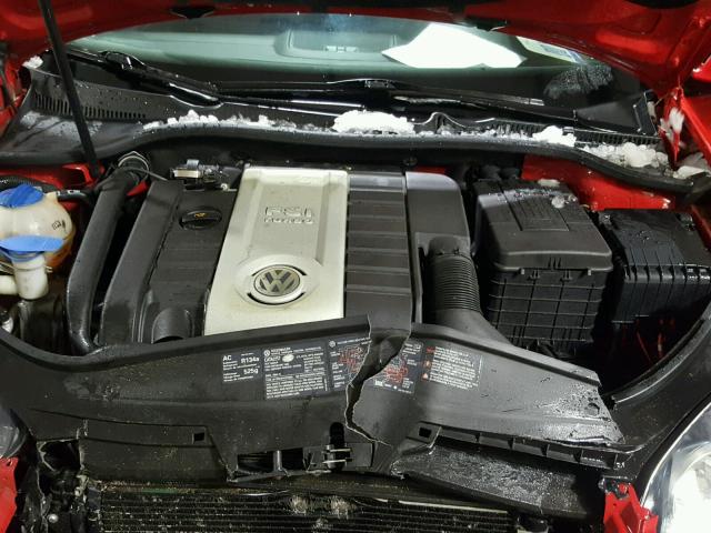 WVWFV71K16W068236 - 2006 VOLKSWAGEN NEW GTI RED photo 7