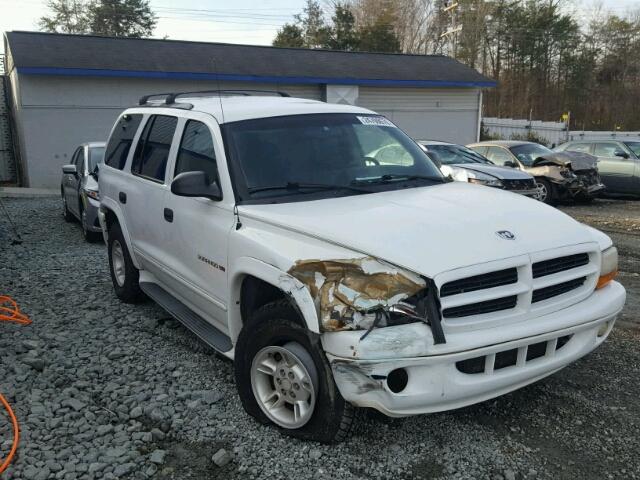 1B4HS28N7YF183492 - 2000 DODGE DURANGO WHITE photo 1