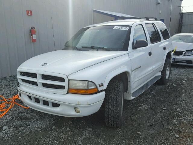 1B4HS28N7YF183492 - 2000 DODGE DURANGO WHITE photo 2