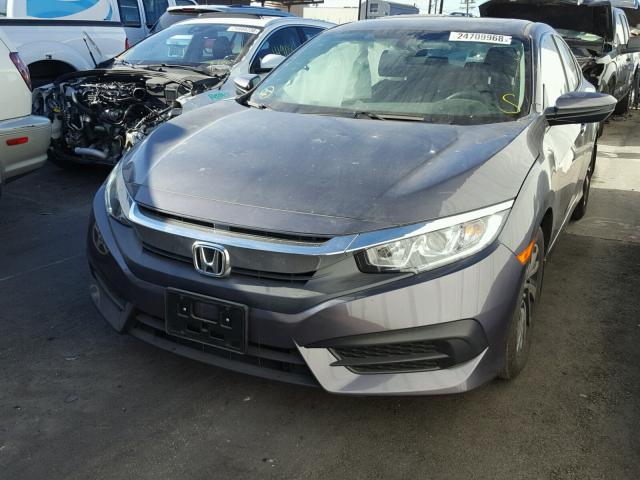 2HGFC2F79GH571236 - 2016 HONDA CIVIC EX GRAY photo 2