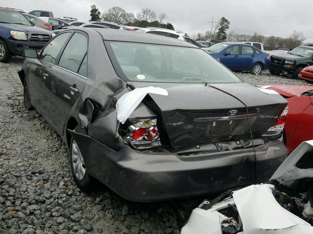 4T1BE32K85U990272 - 2005 TOYOTA CAMRY LE GRAY photo 3