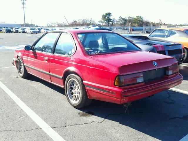 WBAEC8416K3268371 - 1989 BMW 635 CSI AU RED photo 3