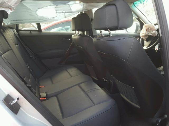 WBXPC9C43AWJ37170 - 2010 BMW X3 XDRIVE3 SILVER photo 6