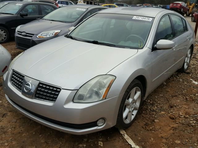 1N4BA41E54C926296 - 2004 NISSAN MAXIMA SE GRAY photo 2