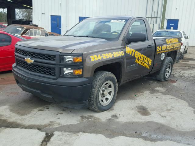 1GCNCPEH8FZ420050 - 2015 CHEVROLET SILVERADO BROWN photo 2