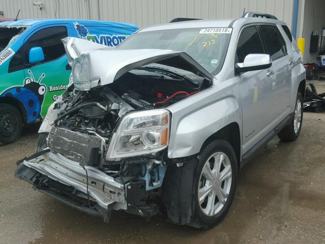 2GKFLPE39G6135576 - 2016 GMC TERRAIN SL SILVER photo 2