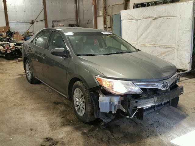 4T1BF1FK6CU504955 - 2012 TOYOTA CAMRY BASE GREEN photo 1