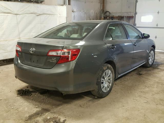 4T1BF1FK6CU504955 - 2012 TOYOTA CAMRY BASE GREEN photo 4