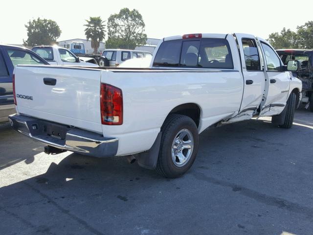 1B7HA18Z62J118429 - 2002 DODGE RAM 1500 WHITE photo 4