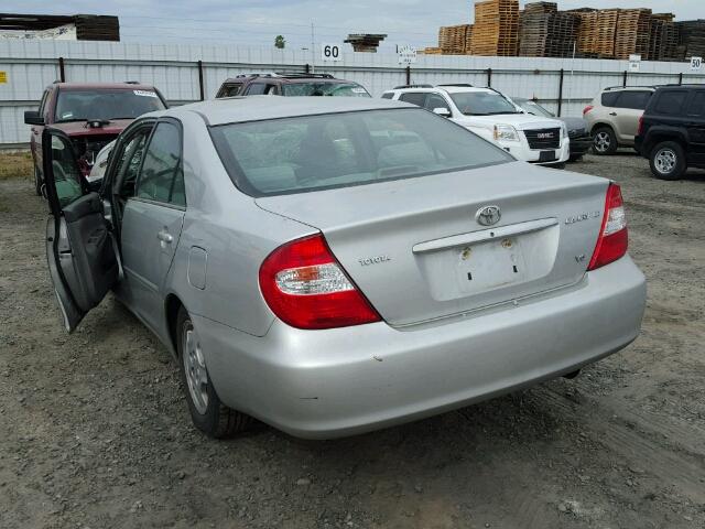 4T1BF32K73U043931 - 2003 TOYOTA CAMRY LE SILVER photo 3