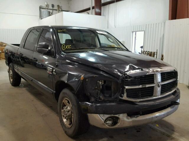 3D7KR29A87G855255 - 2007 DODGE RAM 2500 BLACK photo 1