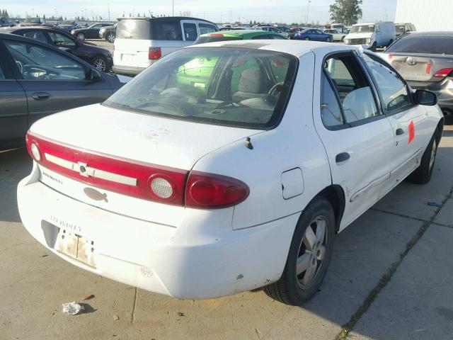 1G1JF52F337337557 - 2003 CHEVROLET CAVALIER L WHITE photo 4