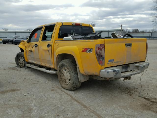 1GCDT136458228235 - 2005 CHEVROLET COLORADO YELLOW photo 3