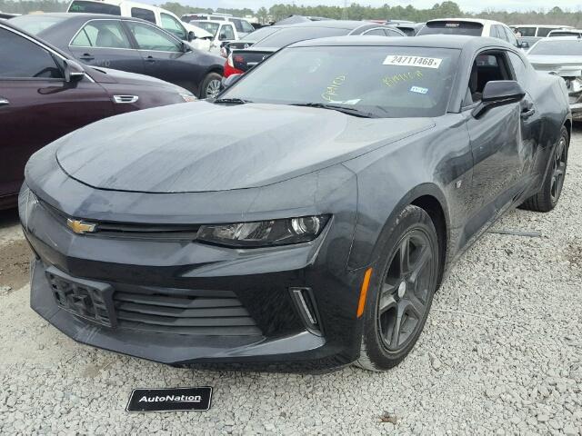 1G1FB1RSXG0190018 - 2016 CHEVROLET CAMARO LT BLACK photo 2