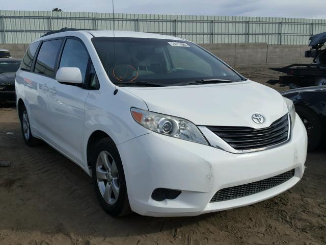 5TDKK3DC8BS010123 - 2011 TOYOTA SIENNA LE WHITE photo 1