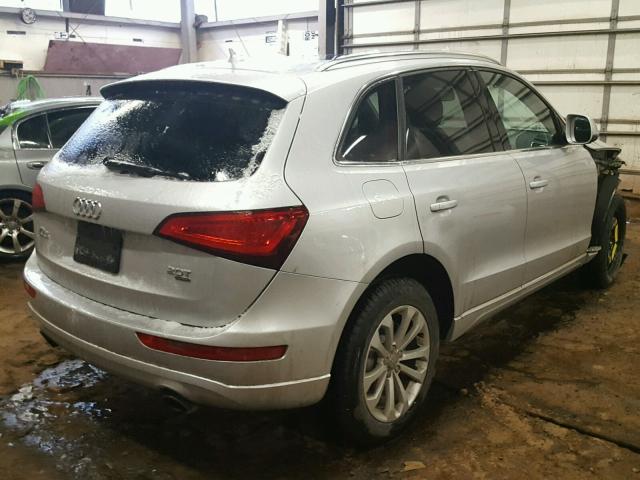 WA1CFAFP4DA006030 - 2013 AUDI Q5 PREMIUM SILVER photo 4