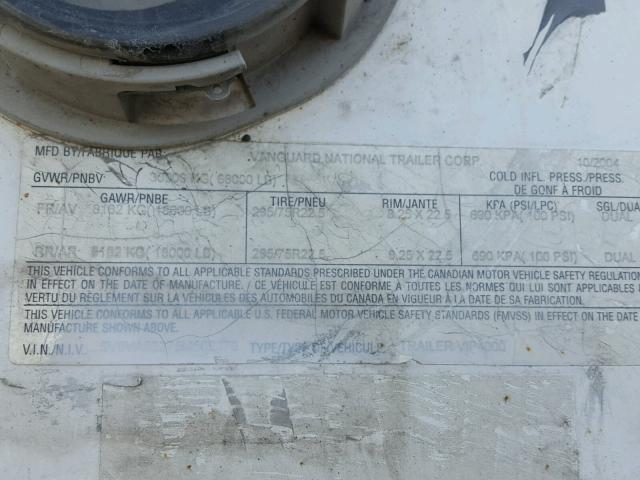 5V8VA53275M502370 - 2005 OTHE TRAILER WHITE photo 10