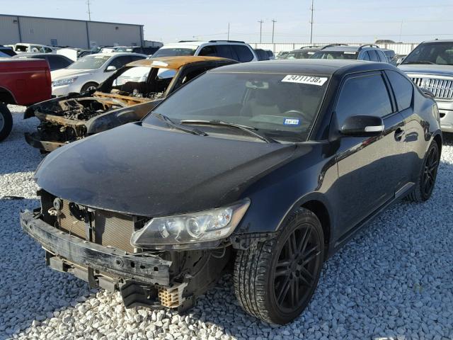 JTKJF5C78C3026012 - 2012 TOYOTA SCION TC BLACK photo 2