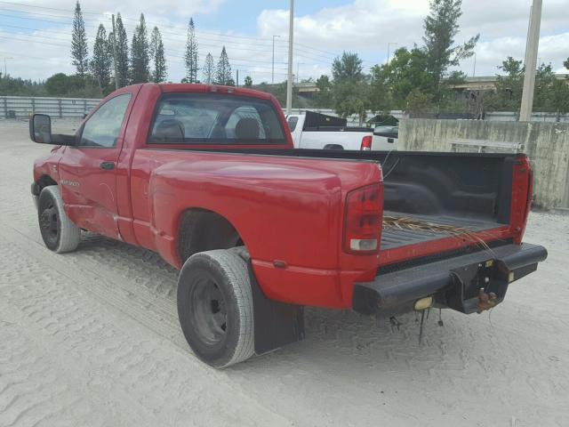 3D7ML46CX6G170331 - 2006 DODGE RAM 3500 S RED photo 3