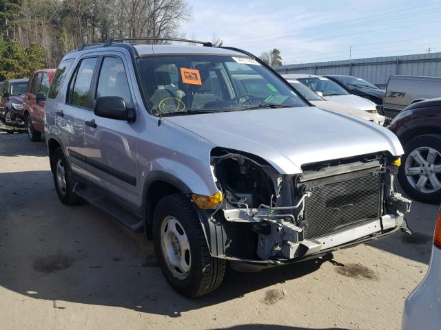 JHLRD78474C025142 - 2004 HONDA CR-V LX SILVER photo 1