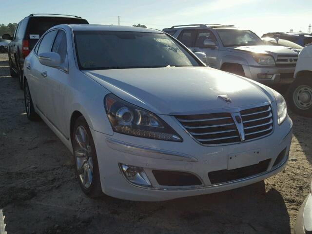 KMHGH4JHXDU064219 - 2013 HYUNDAI EQUUS SIGN WHITE photo 1